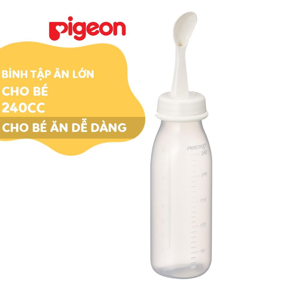 [MUA LÀ CÓ QUÀ] Bình tập ăn Pigeon 120ml/240ml