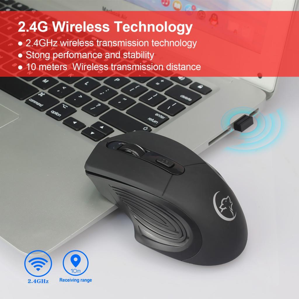 Laptop Wireless Mouse Silent 2400dpi 2.4G