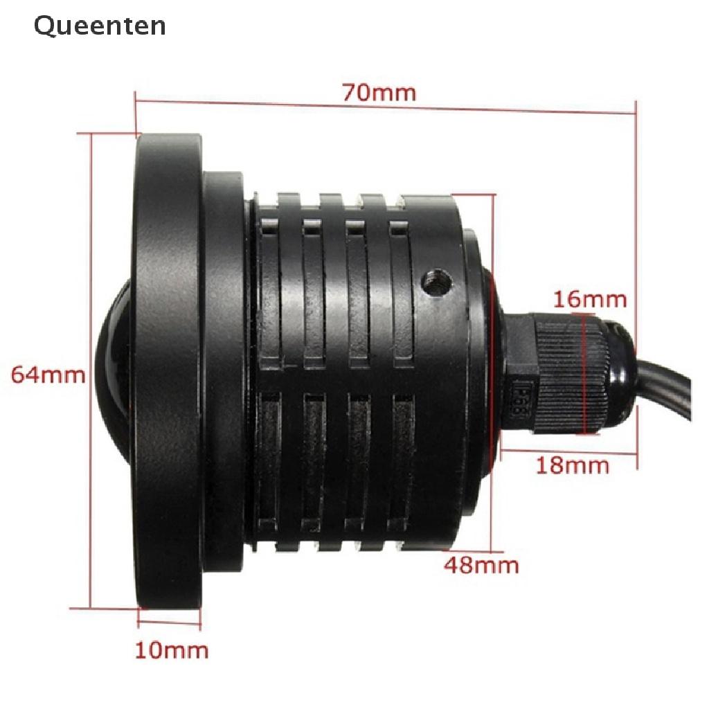 Queenten 2.5'' 15W Car White COB LED Projector Angel Eyes Blue Ring DRL Fog Light Lamp  QT