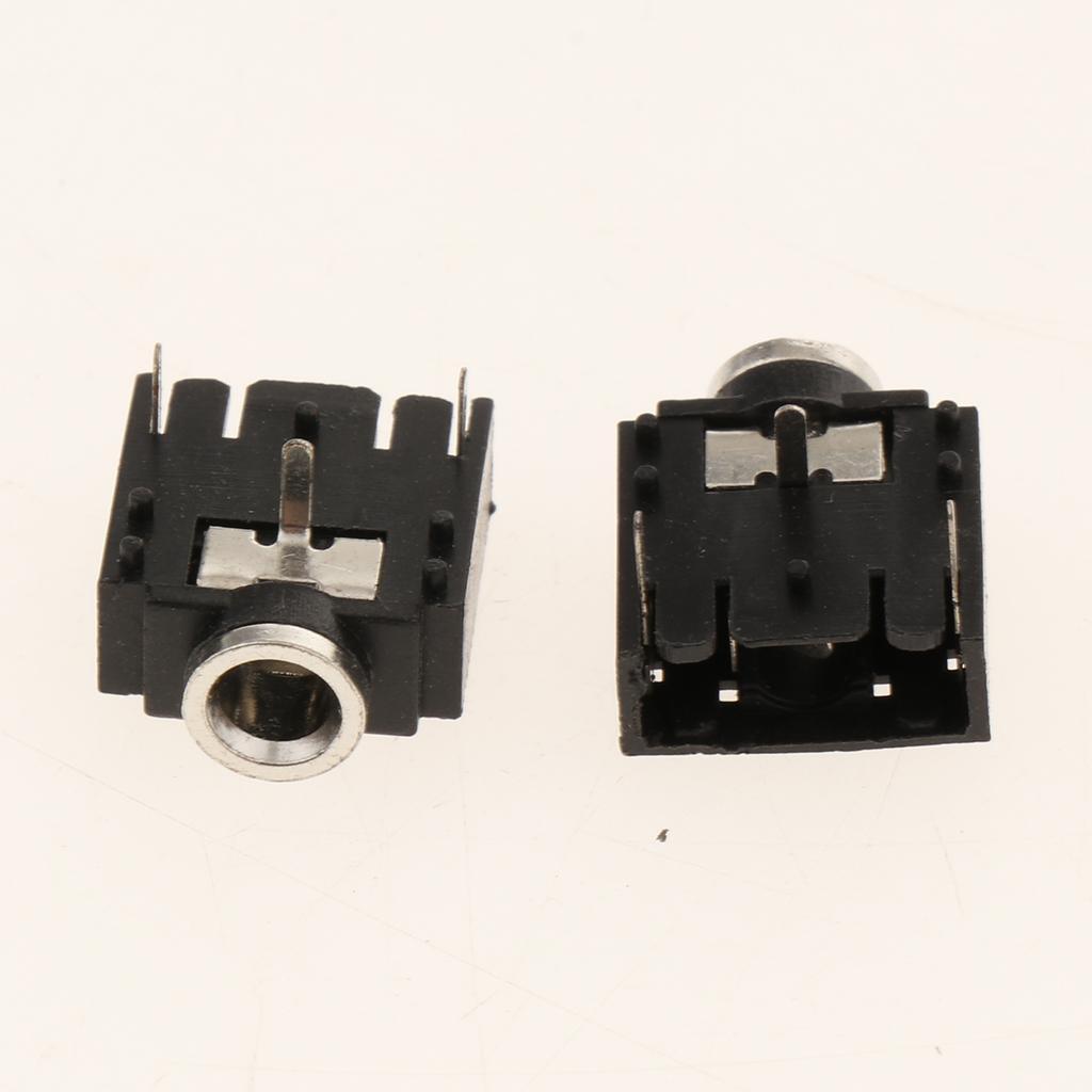 10Piece Headphone Audio Socket Connector 3-Pin .5mm 1/8inch Jack