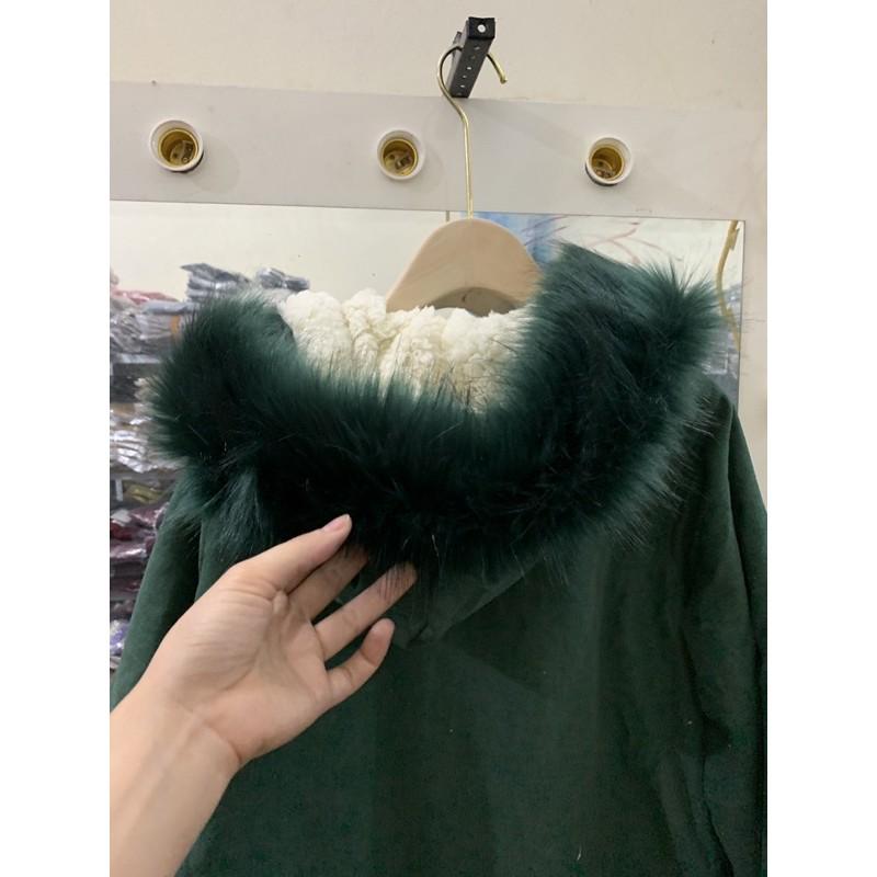 Áo khoác lông dày cao cấp sale
