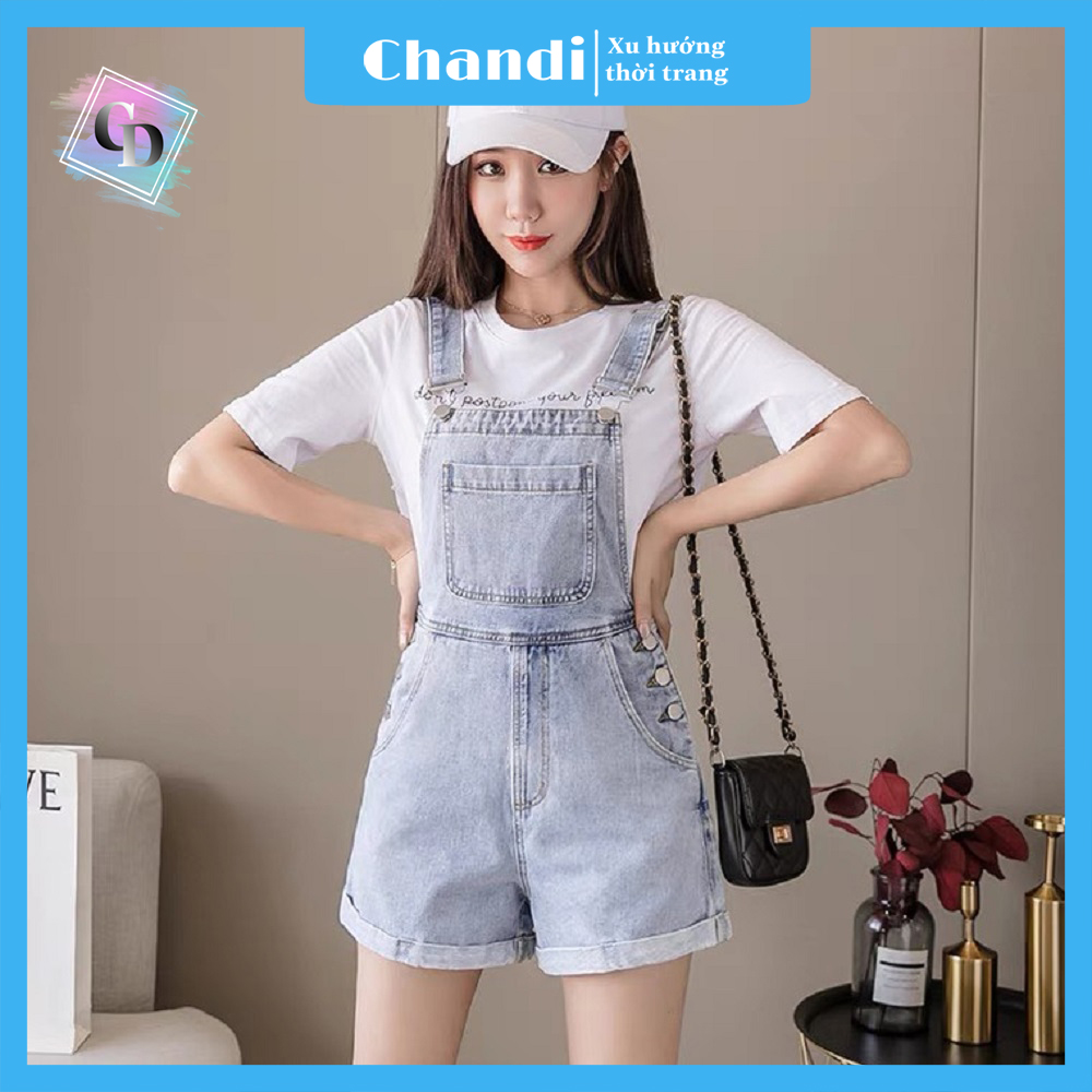 Yếm Jean Nữ Thương Hiệu Chandi, Yếm Nữ Quần cao cấp mẫu mới hot trend mã NT338