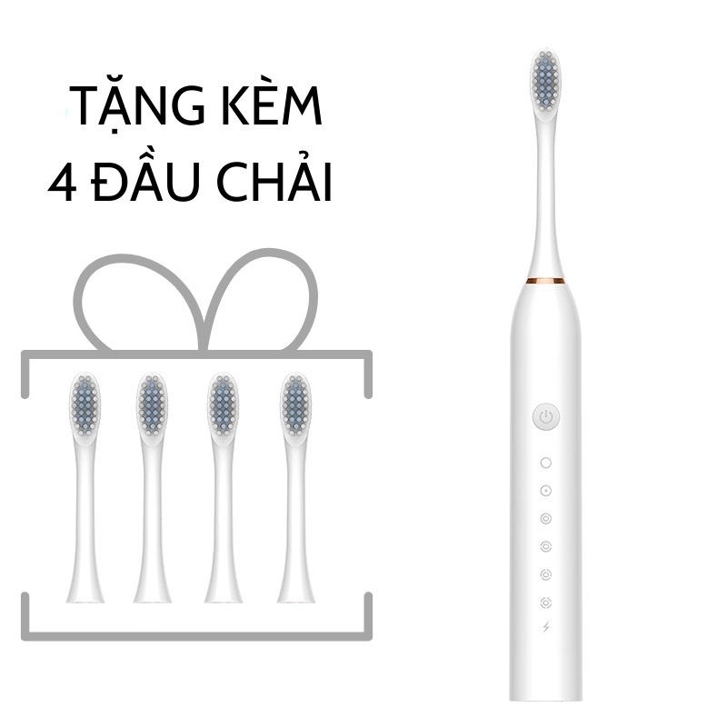 Bàn Chải Điện Tự Động Bàn Chải Đánh Răng Điện TEKKIN SONIC X3 - Hàng chính hãng