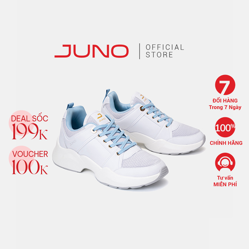 Giày Thể Thao Sneaker Nữ JUNO Queendom 5cm TT05014