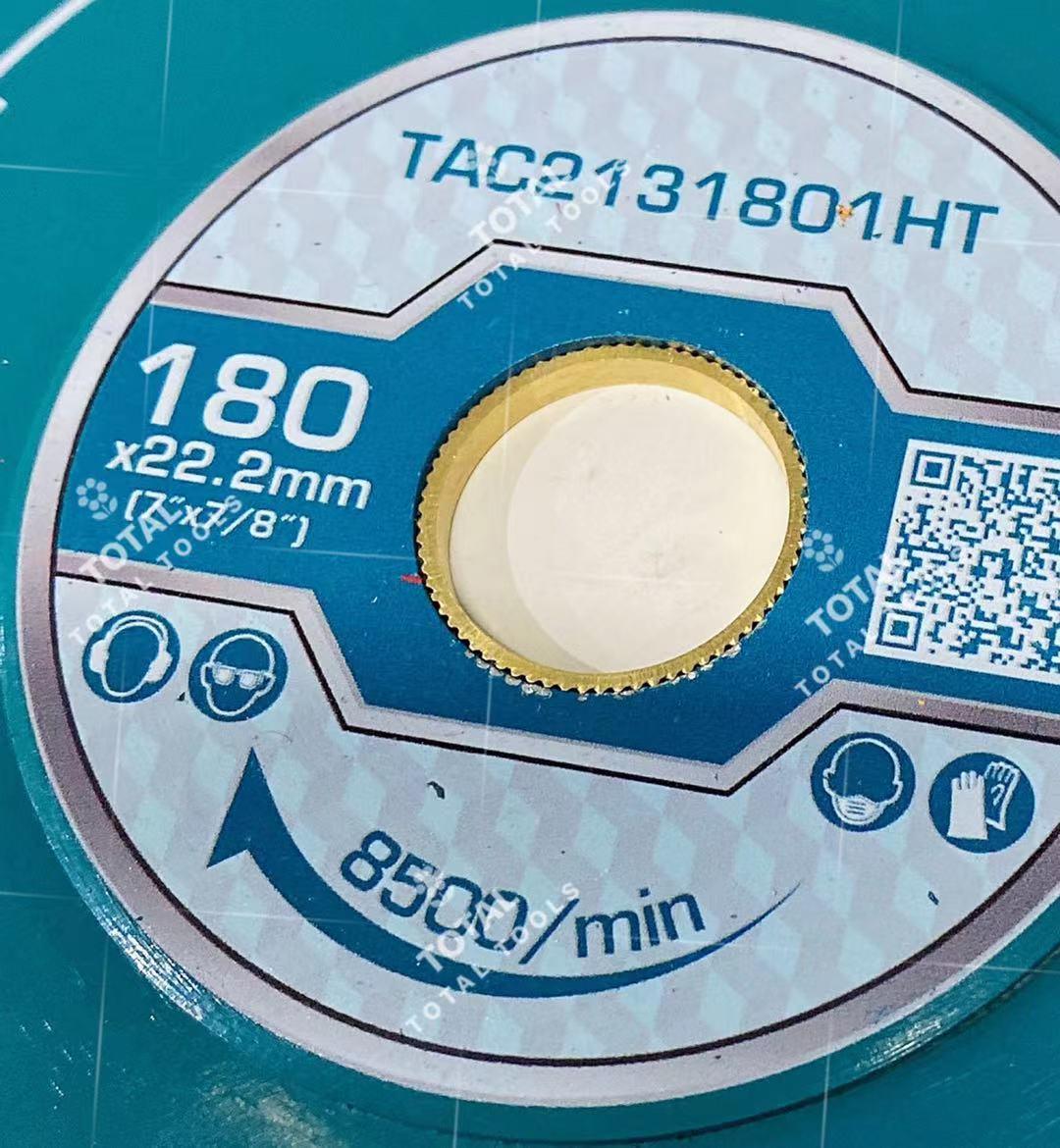 ĐĨA CẮT SIÊU MỎNG SIZE 115MM, 125MM, 180MM TOTAL TAC2131151HT, TAC2131251HT, TAC2131801HT - HÀNG CHÍNH HÃNG