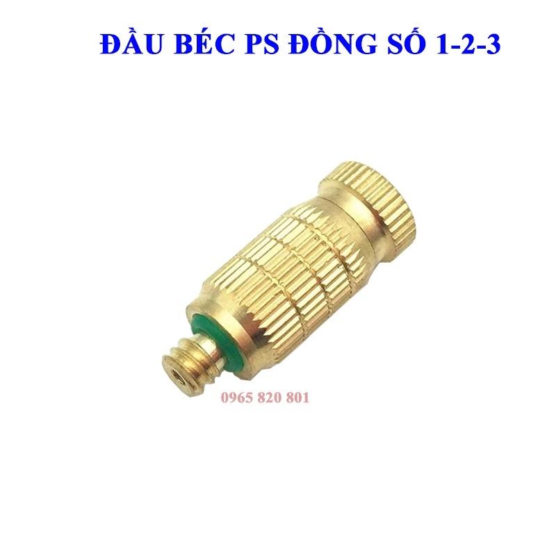 Đầu Béc Phun Sương Bằng Chất Liệu Đồng Thau