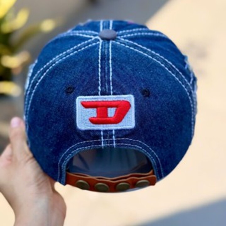 Nón kết, mũ lưỡi trai Diesel vải jeans form chuẩn siêu đẹp (Ảnh thật)