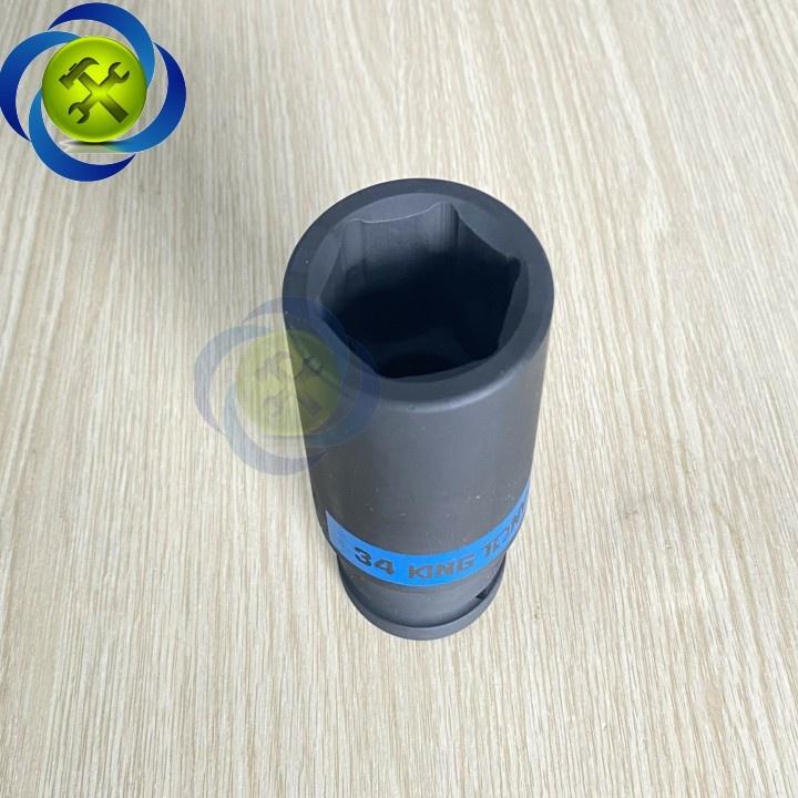 Tuýp 3/4 Inch loại 6 cạnh dài 90MM màu đen KINGTONY - 6435