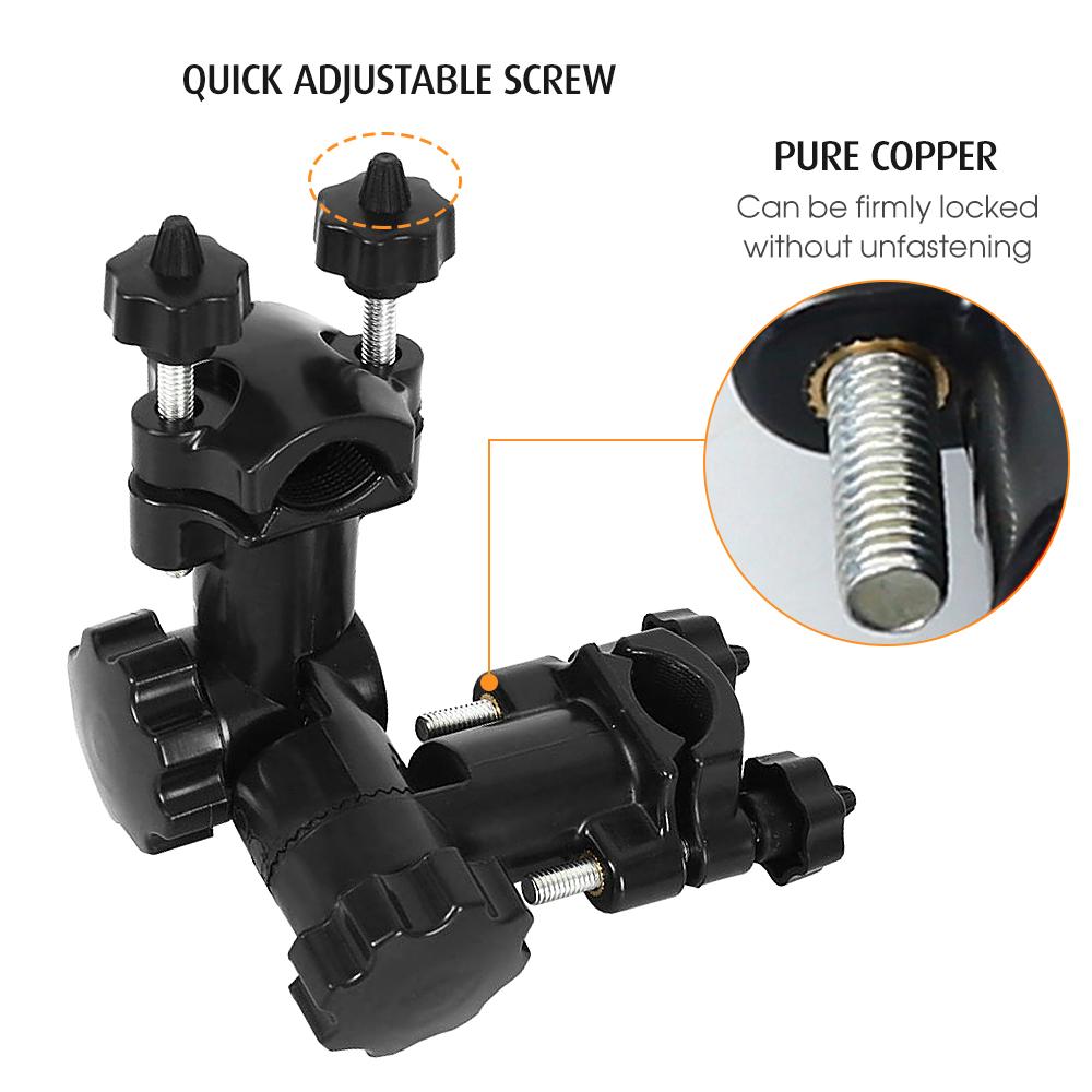 360 Degree Adjustable Fishing Rod Holder Fishing Chair Mount Umbrella Stand Rack Rotating Fishing Seat Holder