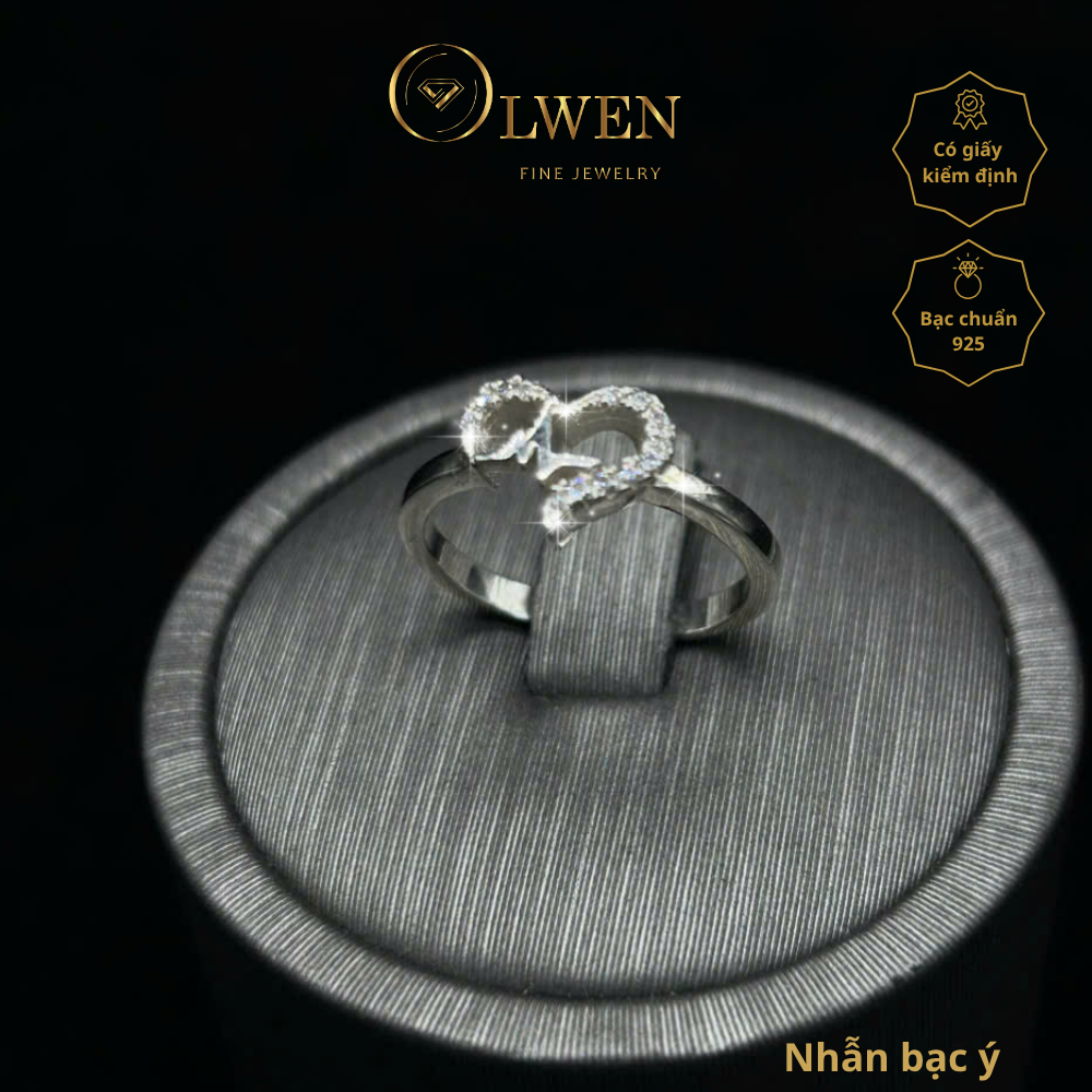 NHẪN BẠC Ý OLWEN FINE JEWELRY - NM61