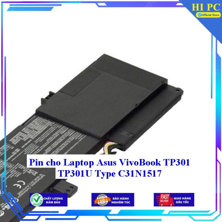 Pin cho Laptop Asus VivoBook TP301 TP301U Type C31N1517 - Hàng Nhập Khẩu