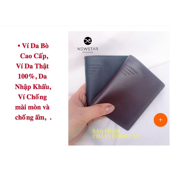 Ví Da Nam Cao Cấp Đứng, Bò Cao Cấp,Da Thật 100%,Da Bò Nhập Khẩu, Da Bò Nguyên Miếng