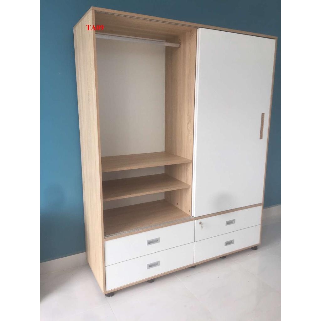 Tủ quần áo thiết kệ hiện đại - Tủ quần áo gỗ MDF TA09 - Nội thất lắp ráp Viendong Adv