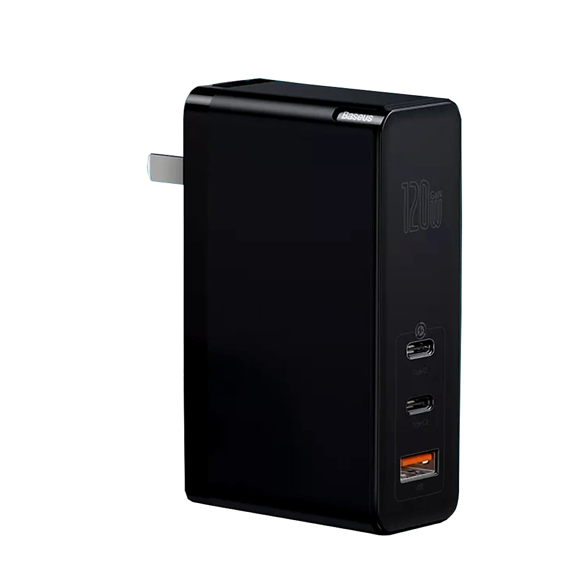 Adapter củ cóc sạc nhanh 120W đa năng 1 cổng sạc USB và 2 PD 3.0 Type-C hiệu Baseus MiniGaN Gen 2 Pro công nghệ tản nhiệt BCT- Hàng nhập khẩu