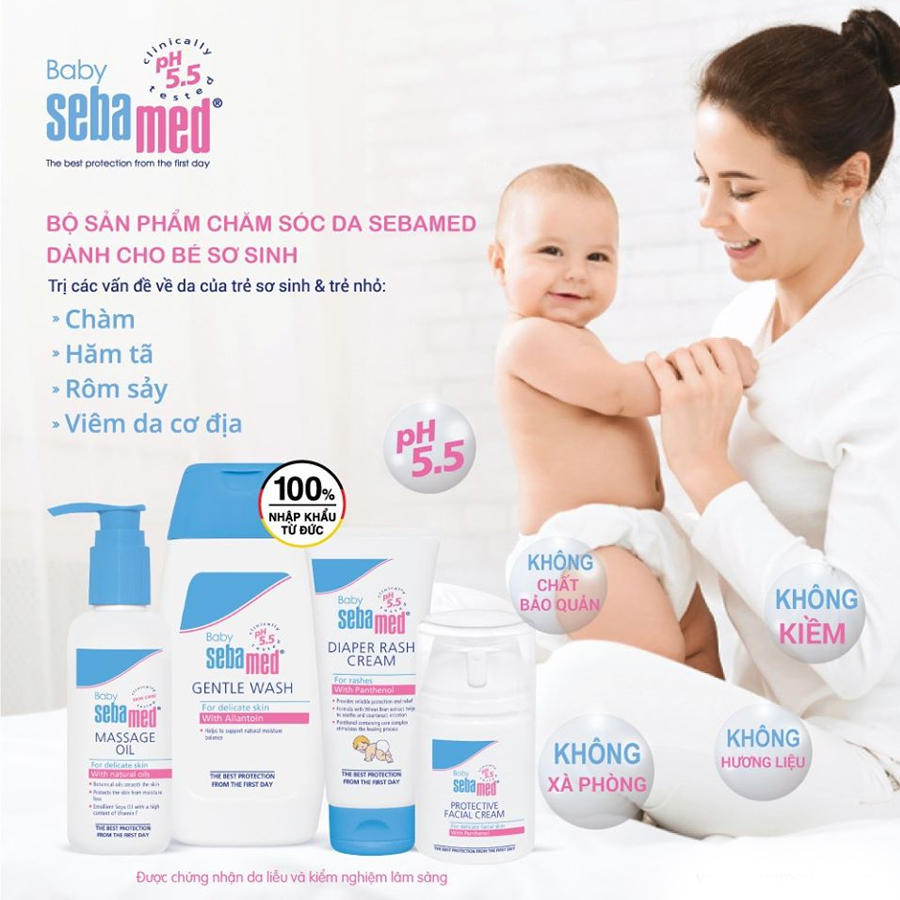 Sữa tắm gội toàn thân cho bé Sebamed pH5.5 - SBB08