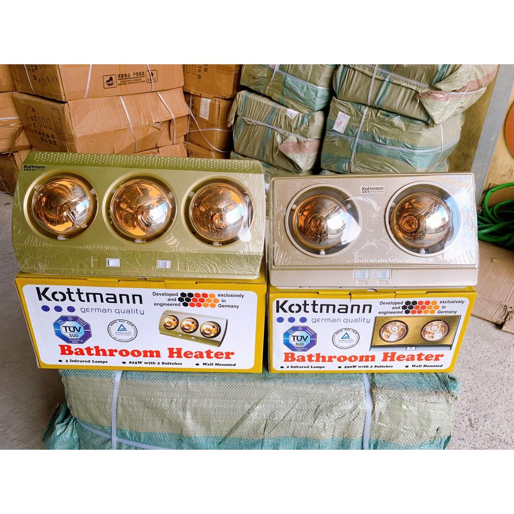 Đèn sưởi phòng tắm, điều chỉnh từng bóng tiện lợi l Đèn nhà tắm 2 bóng /3 bóng sưởi ấm nhanh