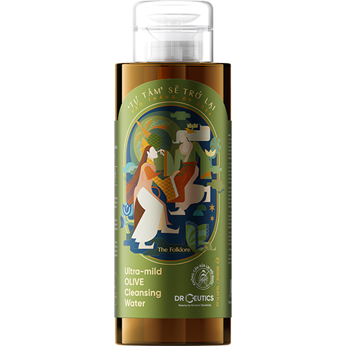 Nước tẩy trang DrCeutics Ultra-Mild Olive Cleansing Water (310ml/500ml) - Hàng chính hãng