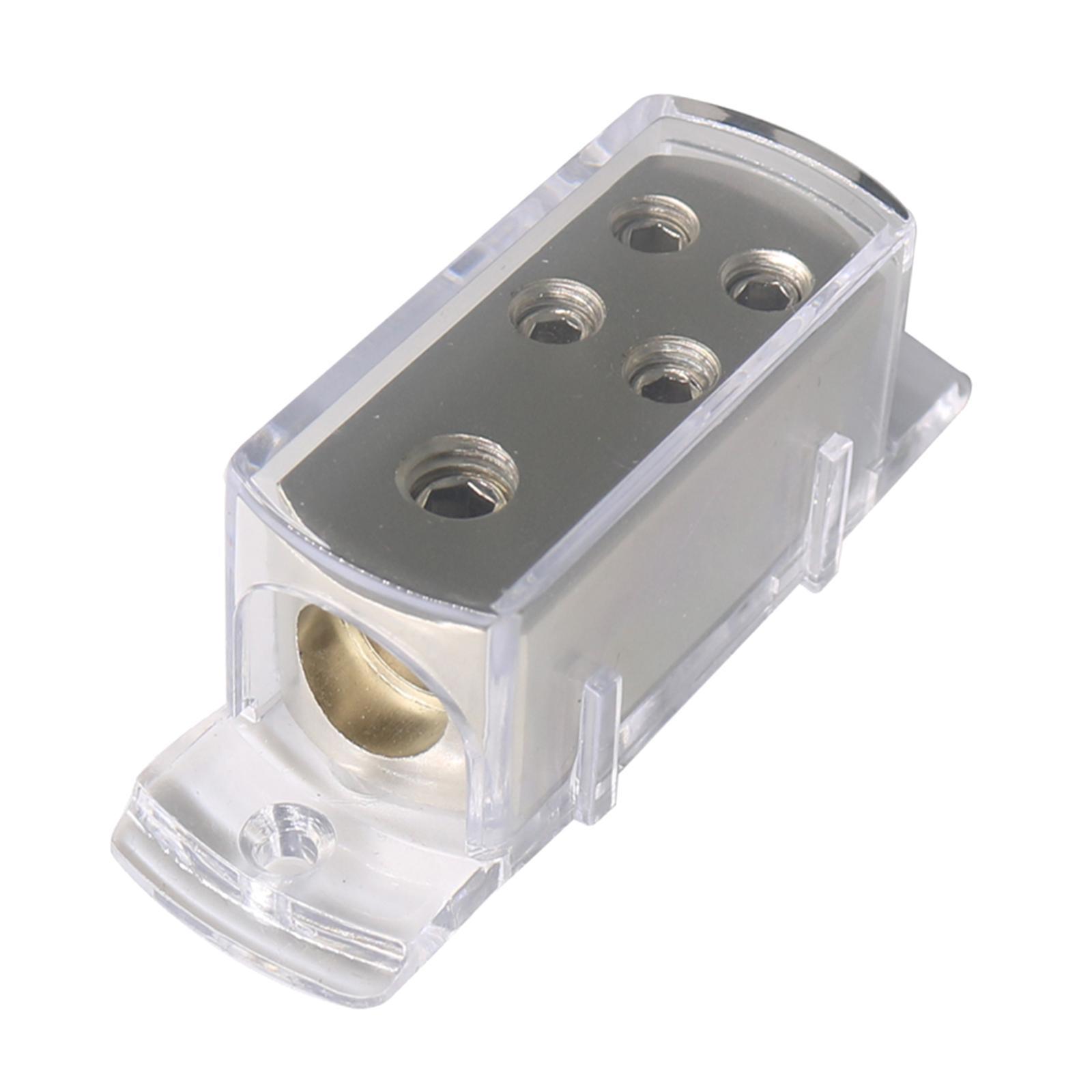 Car Audio  Distribution Block 4-Way 4 Gauge In  Out