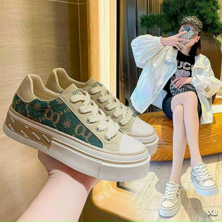 Giày thể thao nữ GD01, giày sneaker nữ hàng loại 1 bản thêu hottrend 2022