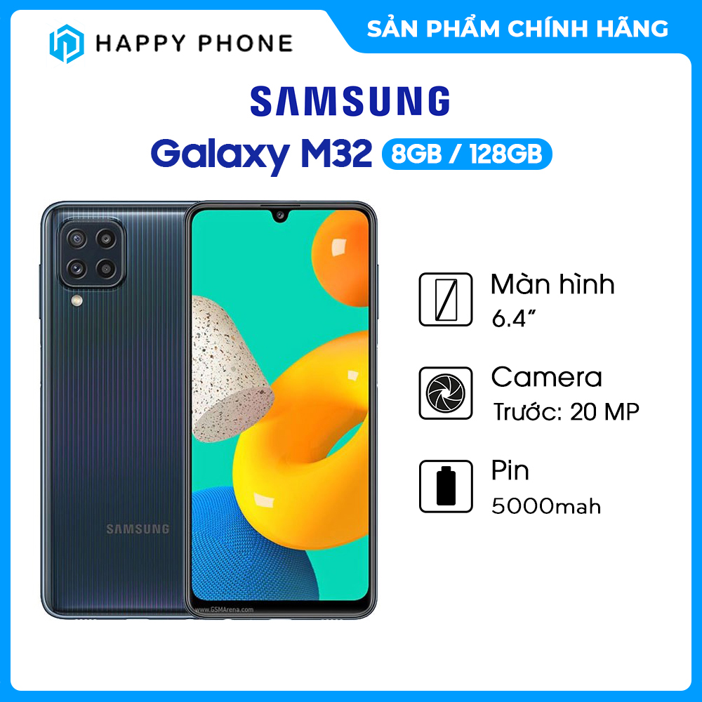 Điện Thoại Samsung Galaxy M32 (8GB/128GB) - Hàng Chính Hãng - Đã kích hoạt bảo hành điện tử