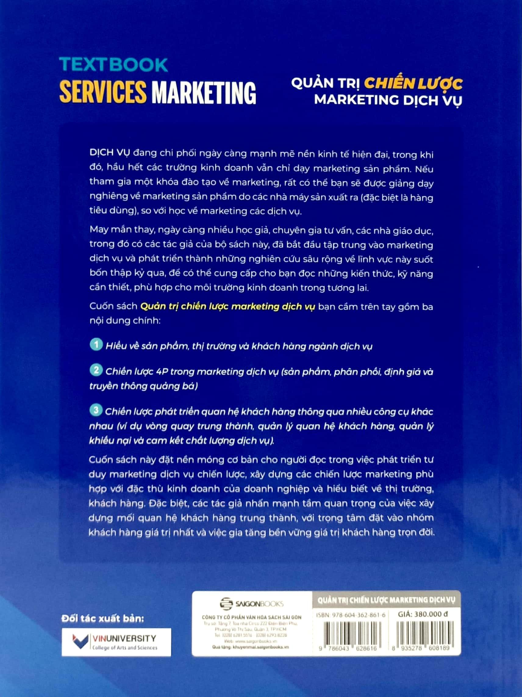 Boxset Textbook Services Marketing (Bộ 2 Cuốn)