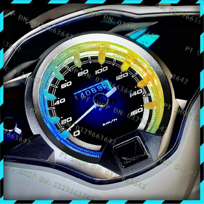 Đèn nền đồng hồ cho xe Honda Future Wave I Wave RSX với hiệu ứng phối màu đẹp mắt