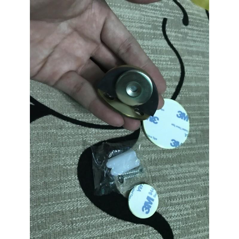 Chặn cửa bán nguyệt có nam châm,hít năm châm, chặn cửa nam châm, an toàn - inox chuẩn, rất bền