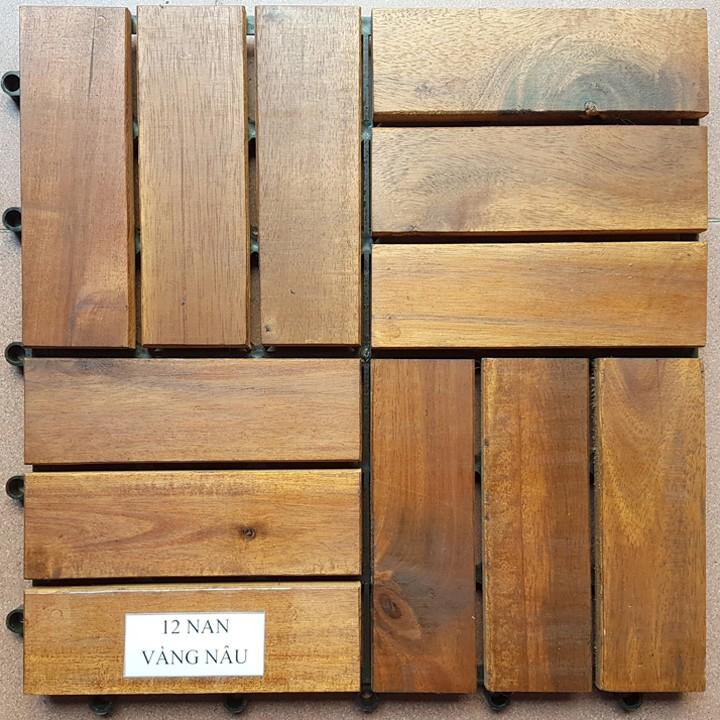 30 viên sàn gỗ tự nhiên vỉ nhựa ngoài trời