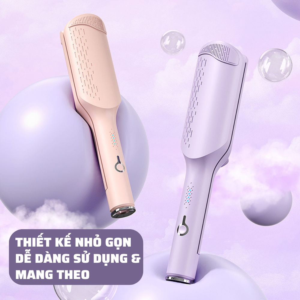 Máy uốn tóc xoăn sóng nước Boorui YS-665 : Máy làm tóc tạo kiểu chuyên nghiệp chuẩn salon,nóng nhanh gốm sứ, ion âm bảo vệ tóc không bị hư tổn, 2 size uốn 32mm & 16mm - Hàng loại 1