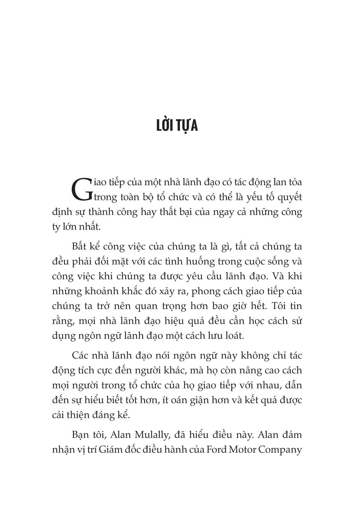 Lãnh Đạo Bằng Ngôn Từ - Mở Khóa Lối Giao Tiếp Và Truyền Đạt Của Nhà Lãnh Đạo Xuất Chúng