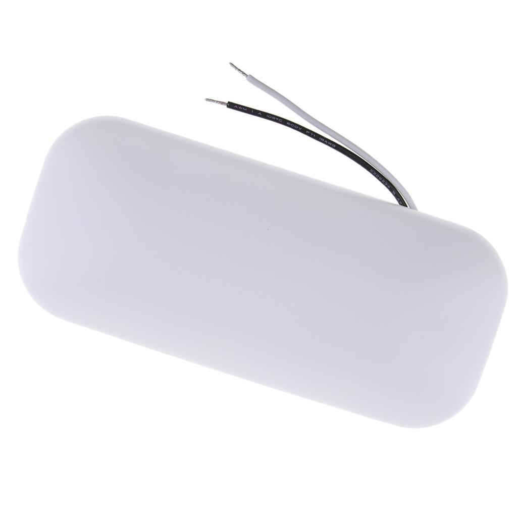 8" RV Marine Yacht Interior Ceiling Dome LED Light 12V 8W 500LM 6000K