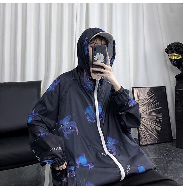 ÁO KHOÁC DÙ IN HOẠT HÌNH 3D MẪU MỚI HOT HIT