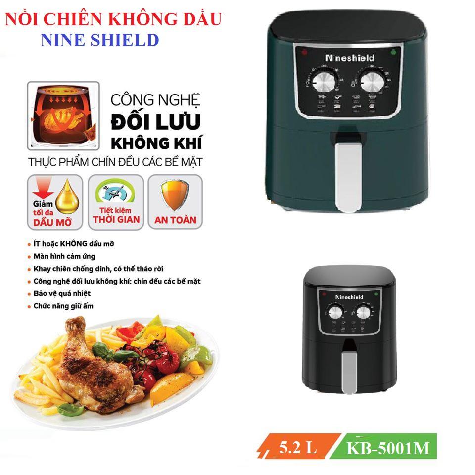 NỒI CHIÊN NƯỚNG KHÔNG DẦU 5.2L/ 8L /9L/ 10L/ 10.5L/12L NINESHIELD CÔNG NGHỆ TIÊN TIẾN HOT NHẤT 2022 - HÀNG NHẬP KHẨU