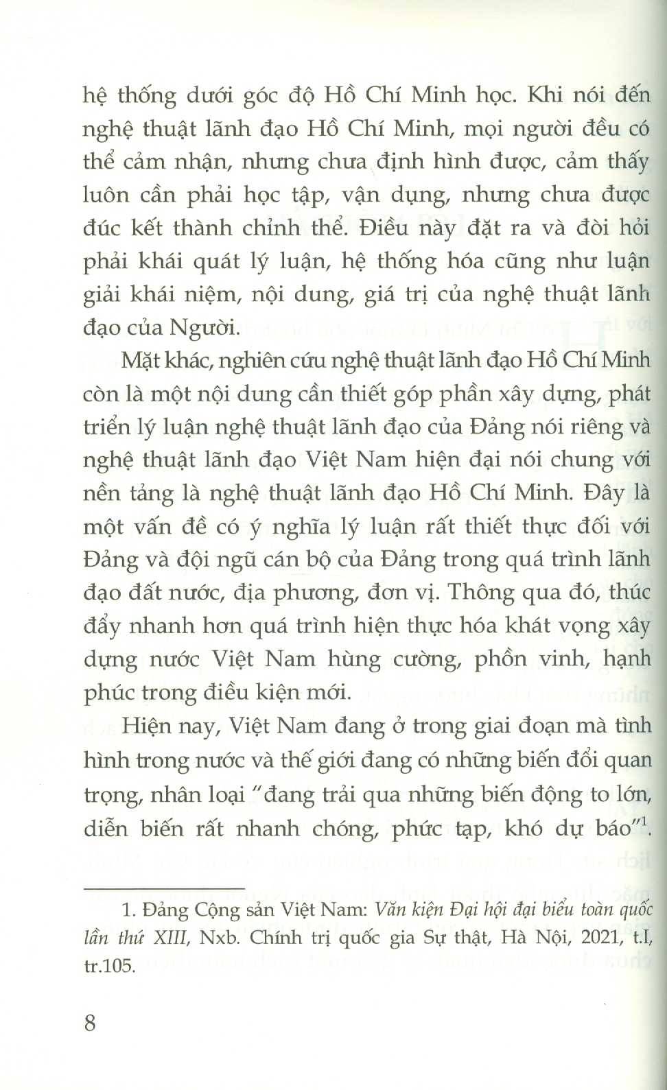 Nghệ thuật lãnh đạo Hồ Chí Minh ( bản in 2024)