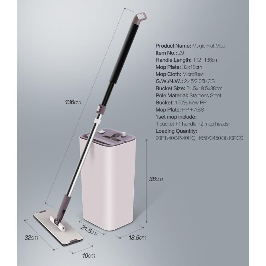 Bộ cây lau nhà tự vắt MOP-Z9