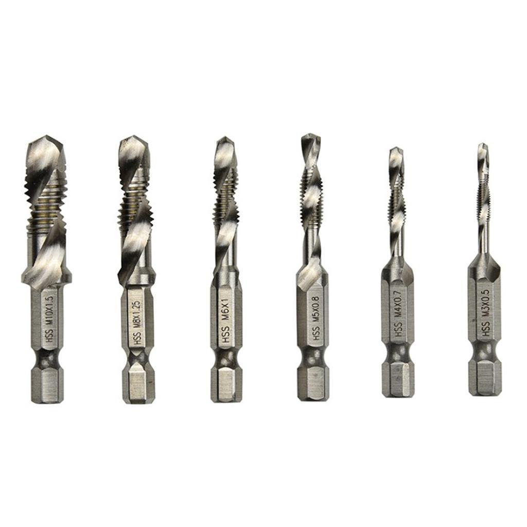 2-4pack Hand Tap Drill Bits M3 M4 M5 M6 M8 M10 Metalworking Tools M10x1.5mm