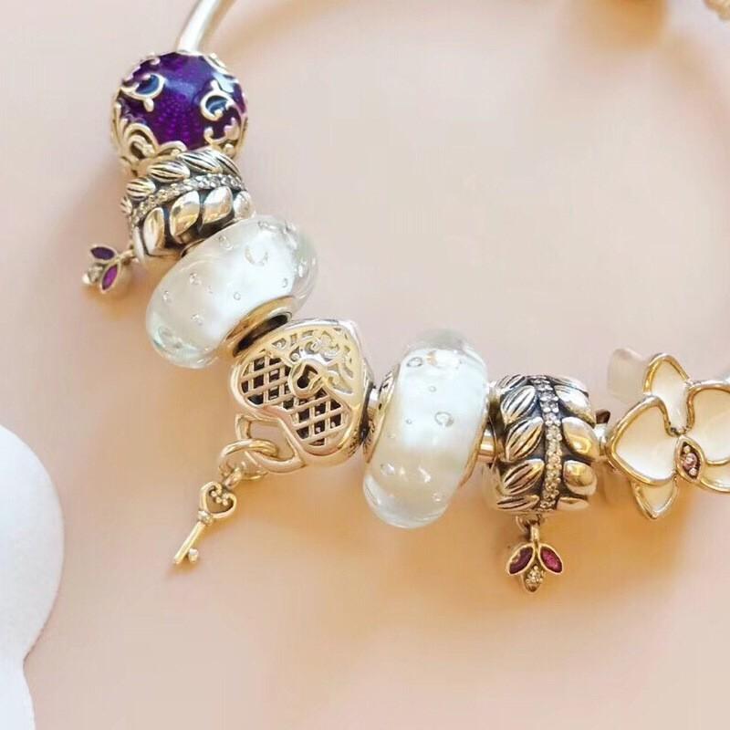 Vòng Bạc S925 ALE Cao Cấp - Vòng Charm Bạc Chuẩn S925 - Mã sản phẩm VONGBAC_DN113