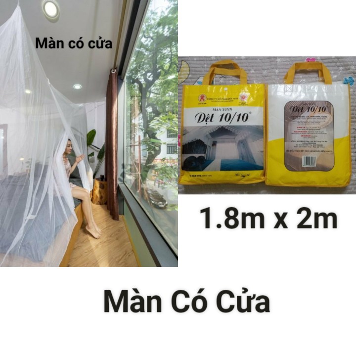 Mùng Tuyn, Màn Tuyn Chống Muỗi Dệt 10/10 / Mùng Tuyn Màn Tuyn Chống Muỗi Có Cửa & Không Cửa Đủ Kích Thước / Mùng Màn Tuyn May 10