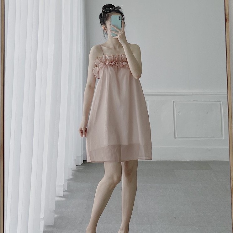 YU CHERRY | Đầm Peplum Cami Dress YD140