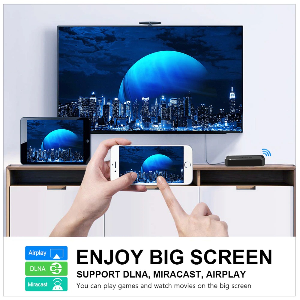 x96 Q Android 10 mới cài sẵn các ứng dụng xem truyền hình cáp và phim HD miễn phí vĩnh viễn - Hàng Nhập Khẩu