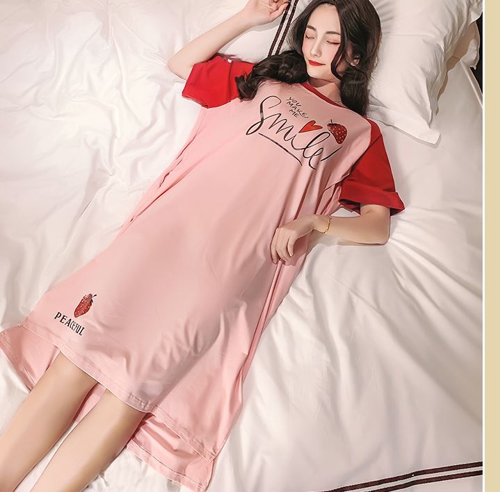 Váy, Đầm Bầu Và Sau Sinh Cho Con Bú Azuno AZ10526 Chất Liệu Cotton Cao Cấp Mặc Hè Cực Mát