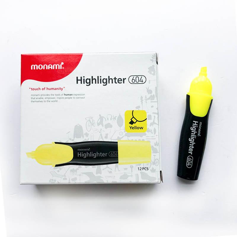 Combo 6 cái Bút đánh dấu MONAMI Highlight 604