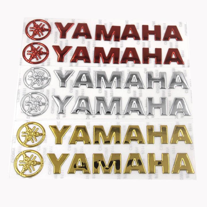 TEM CHỮ NỔI DÀNH CHO XE YAMAHA CÓ LOGO KÈM