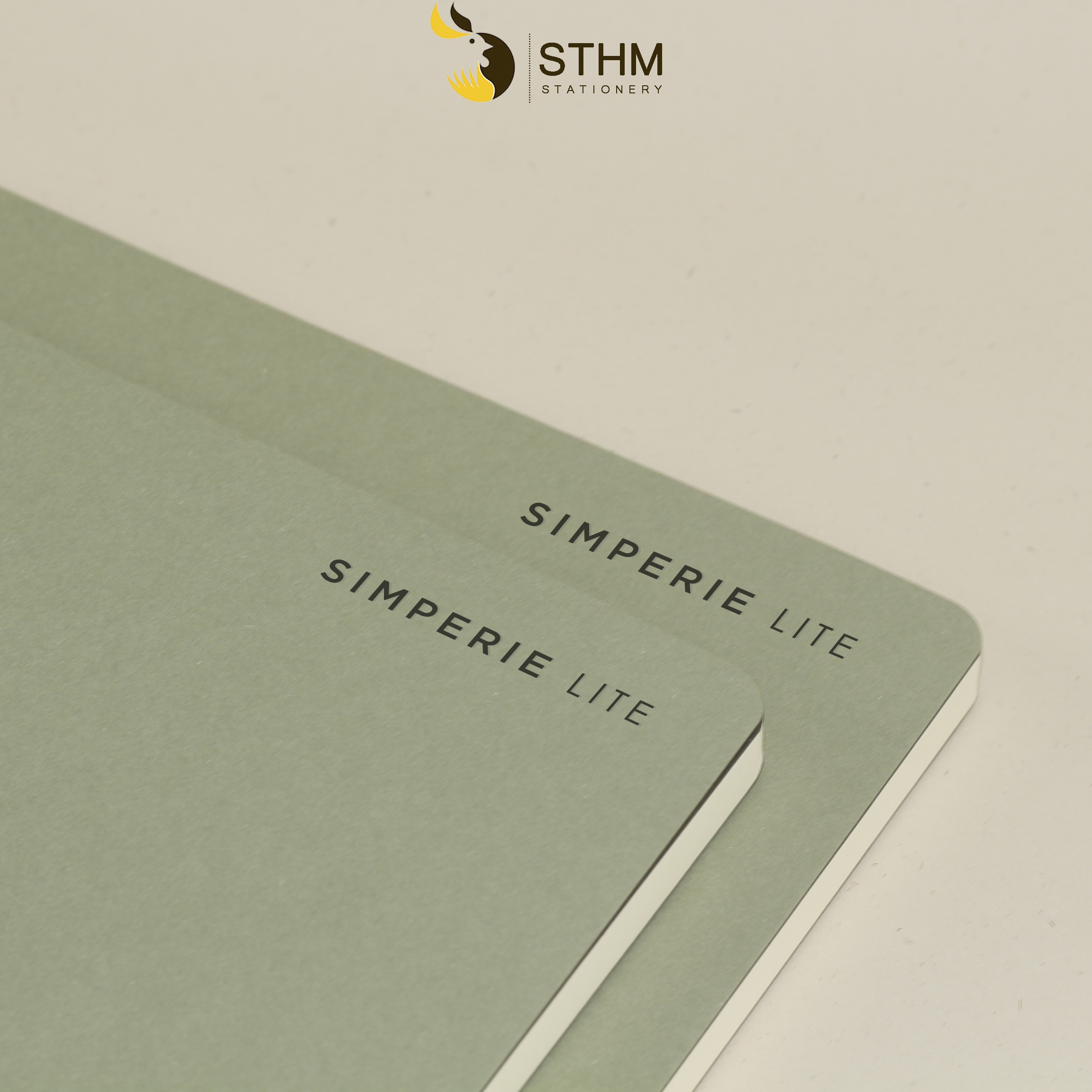 [STHM stationery] - SIMPERIE LITE - Rosemary - Sổ tay mở flat 180 độ - Ruột kem 80gsm có chấm chia cột