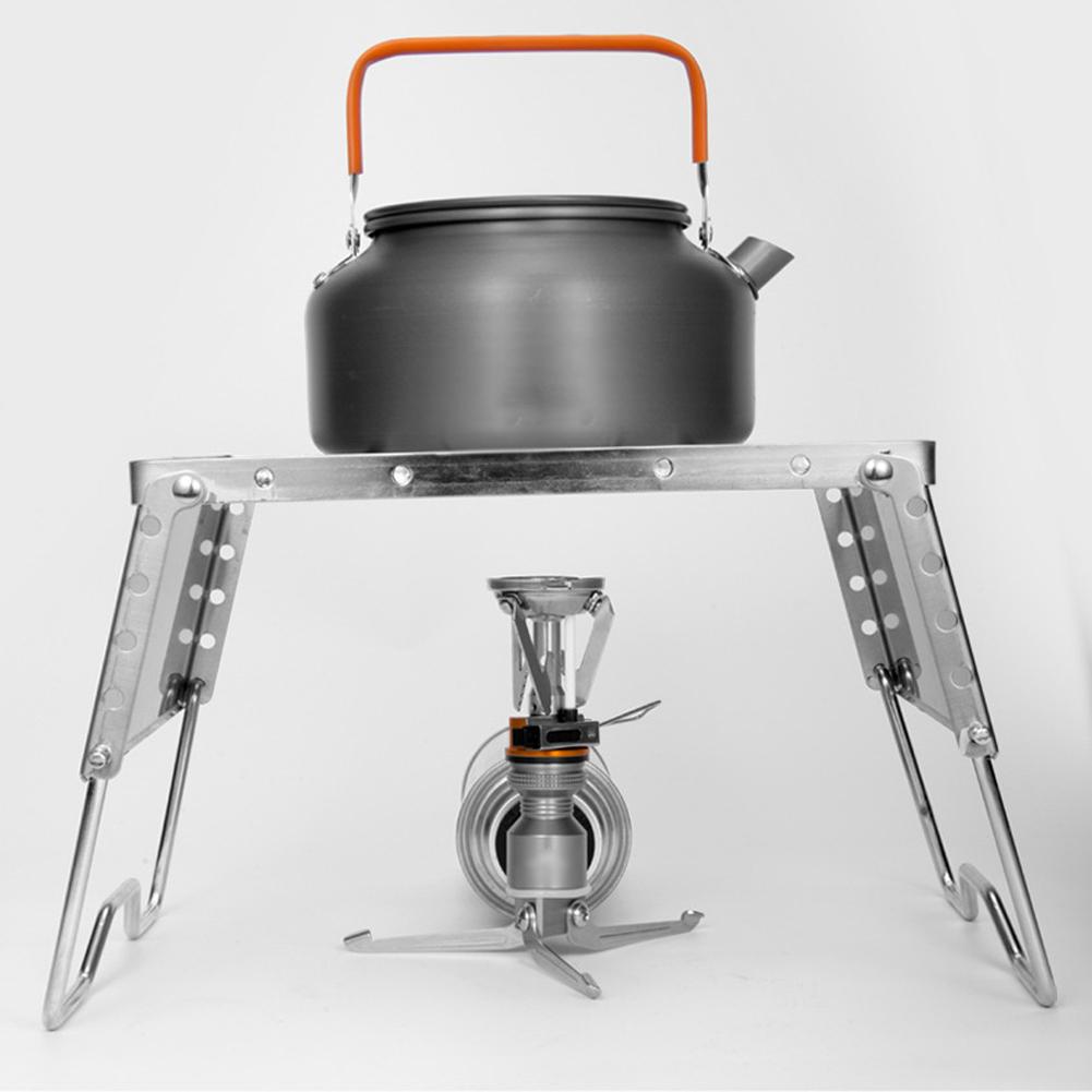 Stainless Steel Outdoor Camping Barbecue Grill Folding Garden Rack Portable Furnace Bracket Family Party Cooking Tool