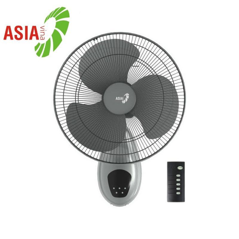 Quạt treo Asia L16019 có remote điều khiển - Màu xám - Hàng chính hãng