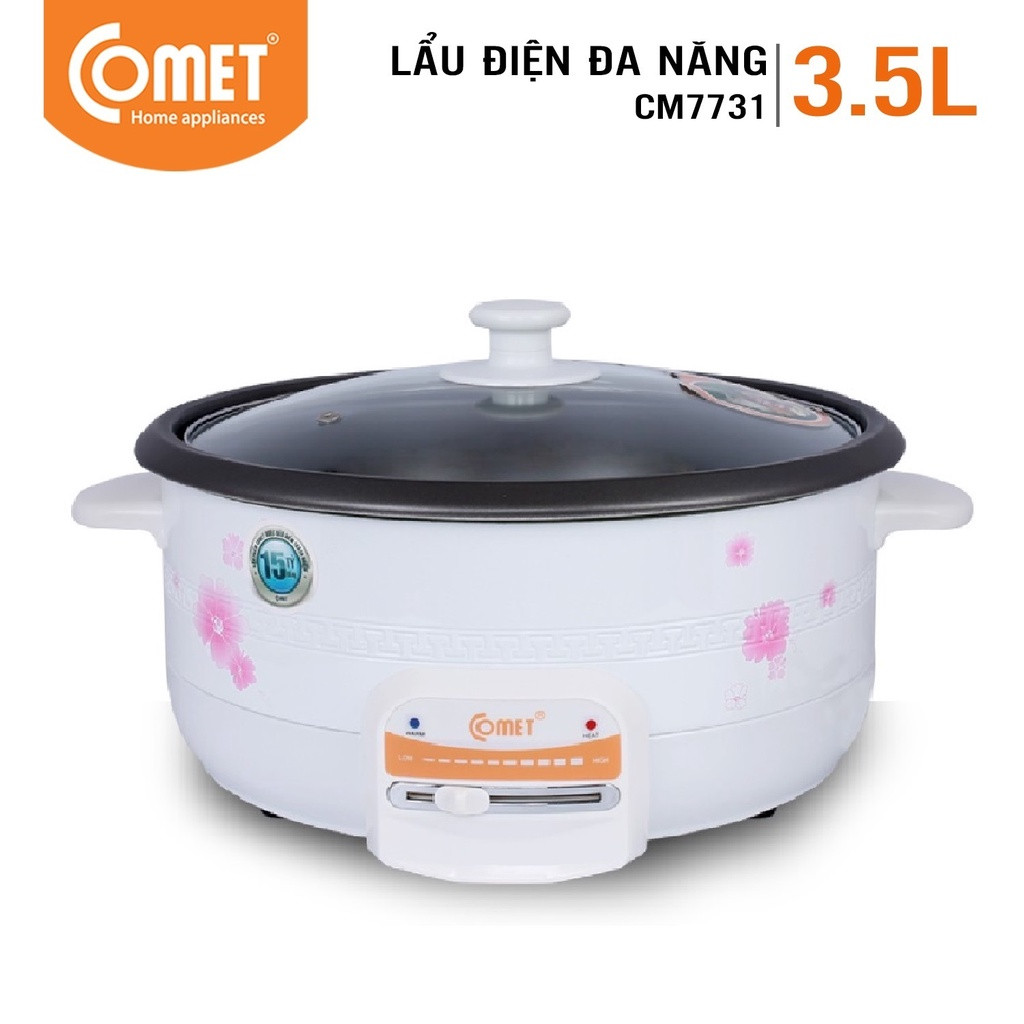 Nồi Lẩu Điện Comet CM7731 - Hàng Chính Hãng