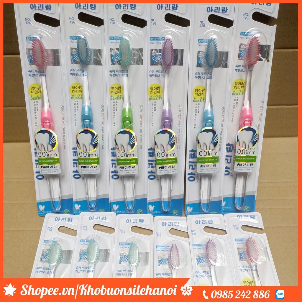 HỘP 45 Chiếc Bàn Chải Đánh Răng Hàn Quốc Siêu Mềm 0,01mm No 126