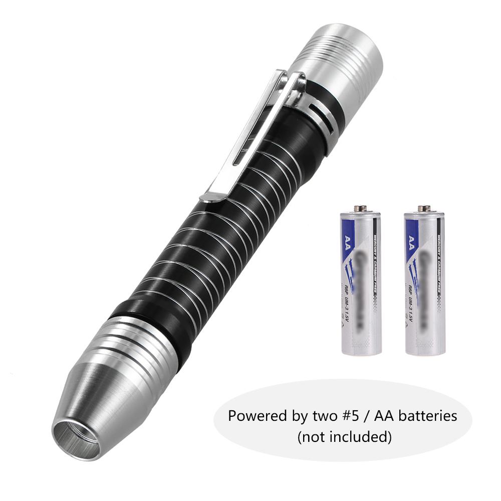 Đèn pin bút chiều dài 5,7 inch độ sáng 100 lumen,bằng Hợp kim nhôm, thiết kế nhỏ gọn