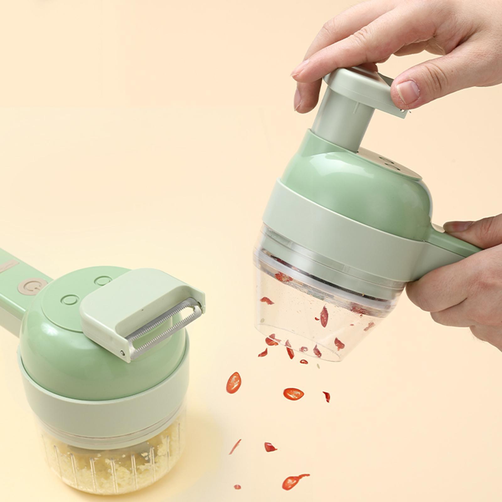 Electric Garlic Chopper Vegetable Meat Mincer for Ginger Fruits Masher